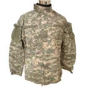 US Army Medium Long Digital Camo BDU Uniform Hunting Field Full Zip Jacket Shirt